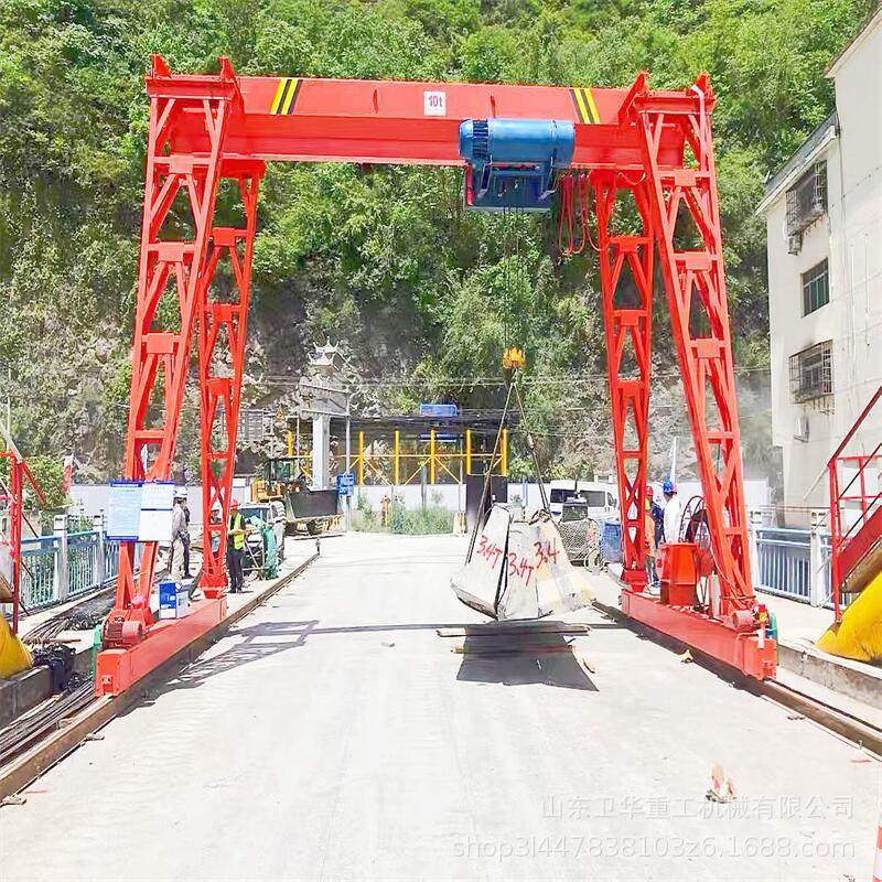 龙门吊5吨10.5米单梁起重机 料场货场用电动龙门吊多种规格龙门吊