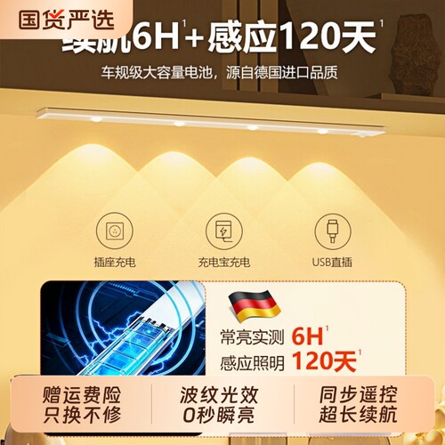 【赠运费险】led充电人体感应灯