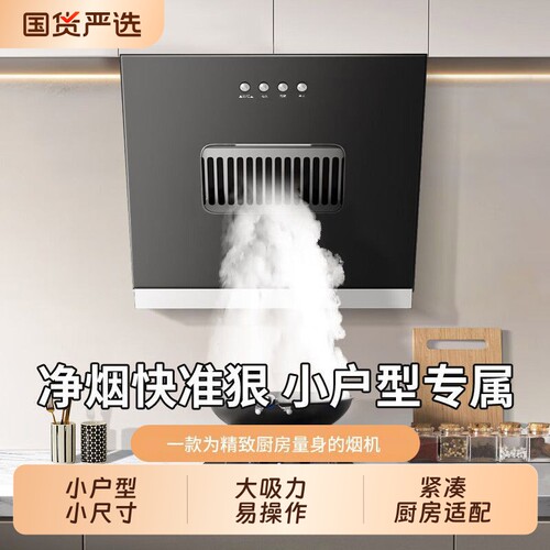 长城油烟机厨房家用小尺寸出租房小户型吸抽油烟机侧吸式大吸力