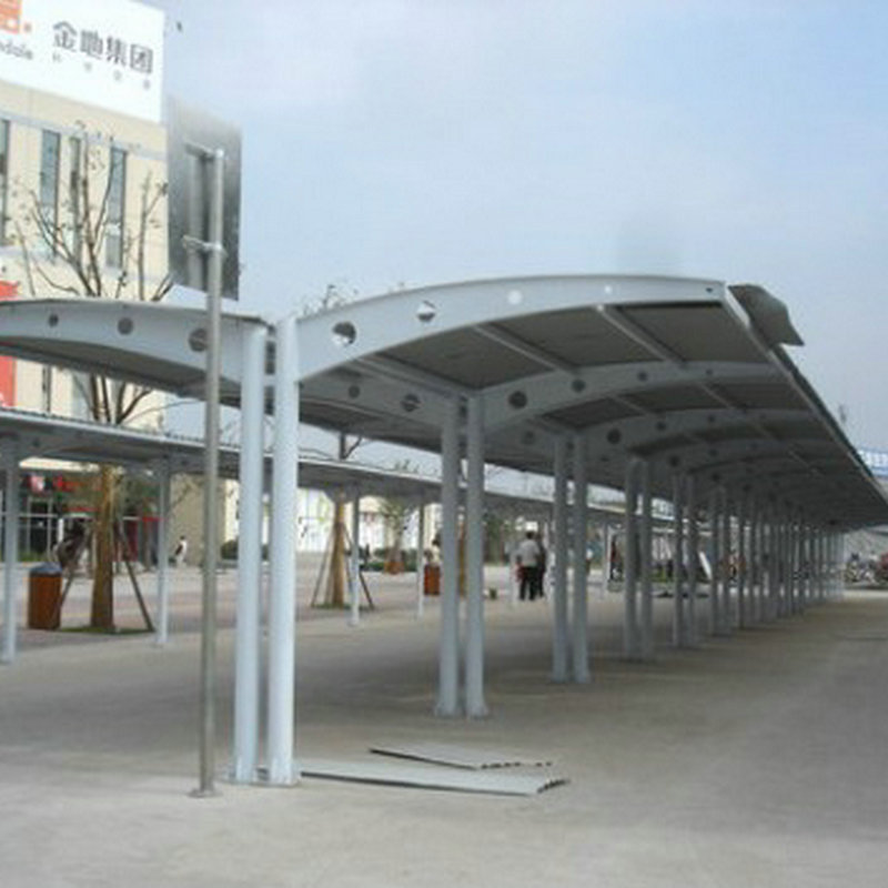 厂家钢结构 膜结构雨棚  汽车停车雨棚