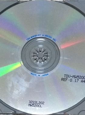 ABEX测试碟TDV-MW520CL测试碟，DVD-RW低反射格式