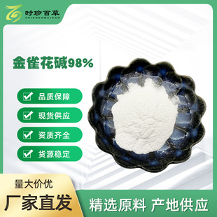 100g/袋  金雀花碱98%   苦豆子提取  CAS号:485-35-8  时珍百草