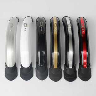 20寸折叠车挡泥板P8泥除带灯全包泥瓦自行车挡泥板碟刹挡雨板反光