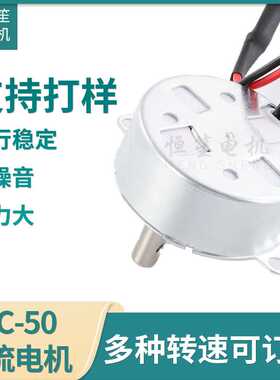 永磁同步电机TYC50直流同步电机小家电搅拌电机12V电机