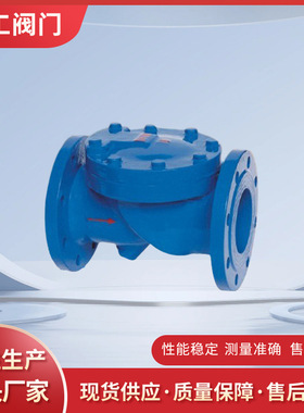 法兰橡胶瓣止回阀 橡胶瓣止回阀HC44X 铸钢法兰止回阀 水务阀门