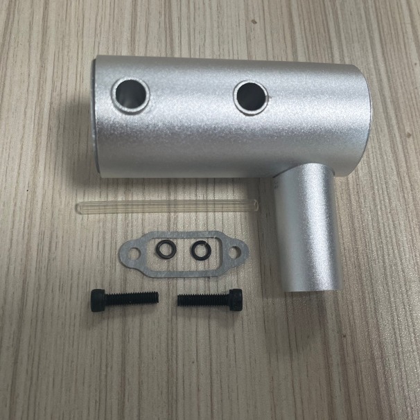 GT17整体焊接排气管17400Wngh航模发动机汽油单缸