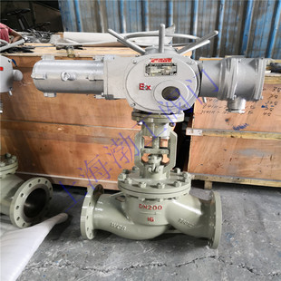 DN250 普通开关型电动法兰截止阀 耐高温截止阀 64C J941Y