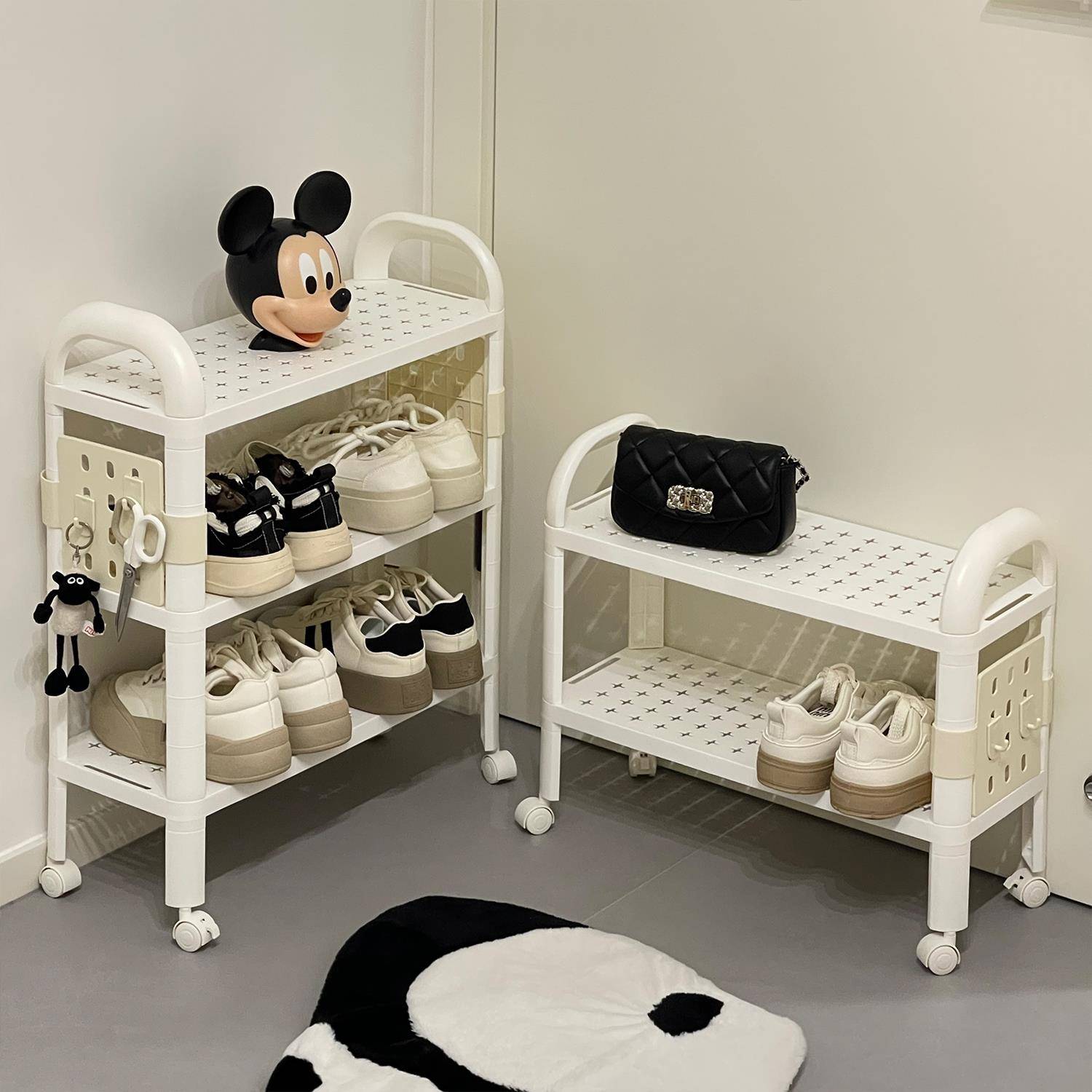 2025新款鞋架宿舍简易鞋柜家用小型鞋子收纳架入户门口多层置物架