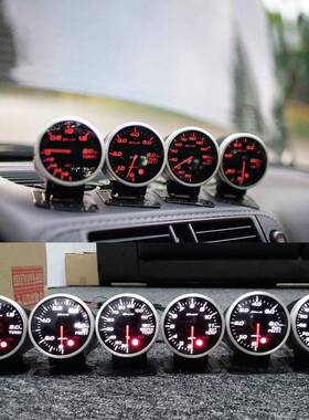 DEFI多色BF款改装仪表赛表三联涡轮水温增压油压油温转数哑光凸面