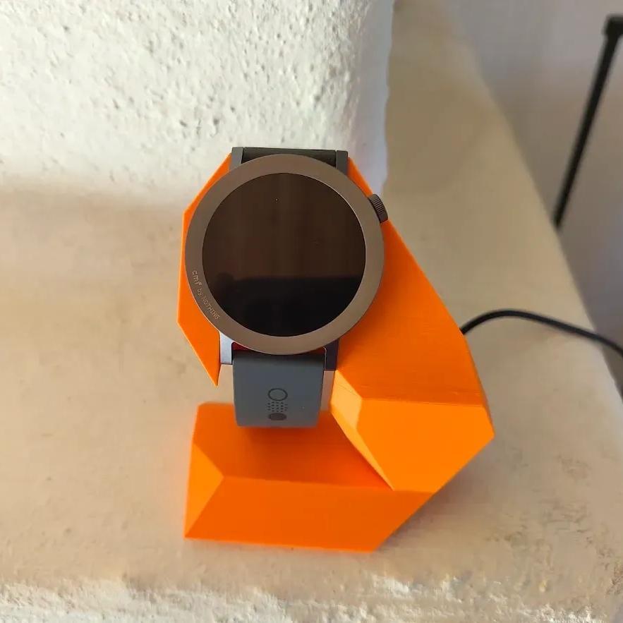 3D打印 CMF Watch pro 2无线充电器支架充电底座置物架收纳架几何