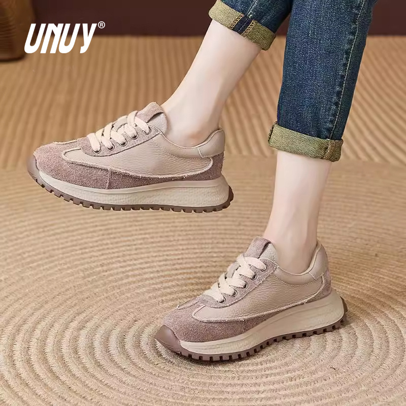 真皮阿甘鞋女2025秋冬新加绒棉鞋