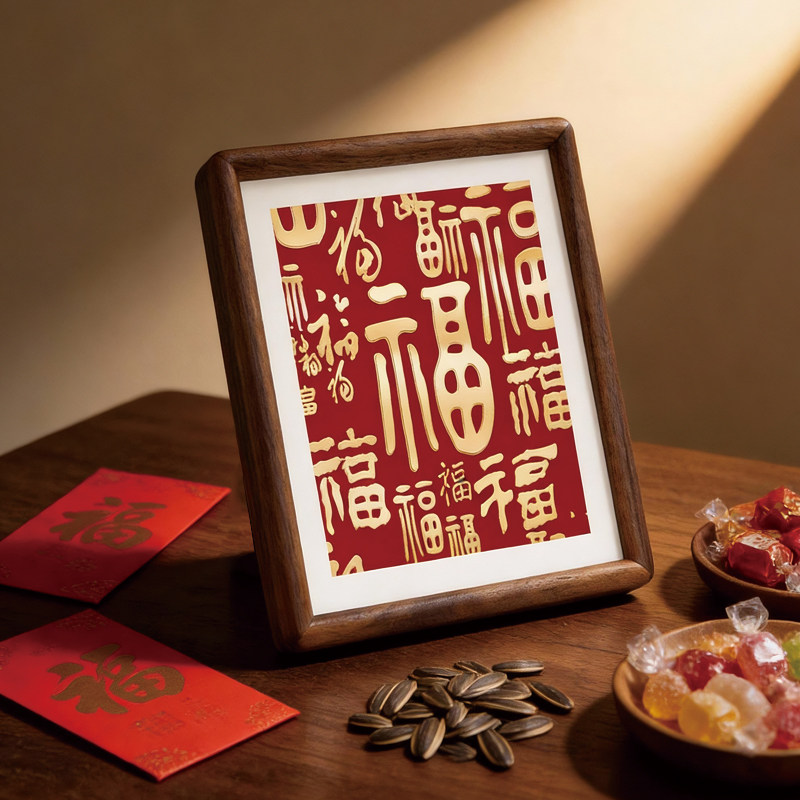 百福呈祥图铜板雕刻画摆台书房高档摆件福字铜雕摆画节日送礼礼盒,家居饰品,铜雕画,淘宝优惠券,粉丝福利购,淘宝优惠卷