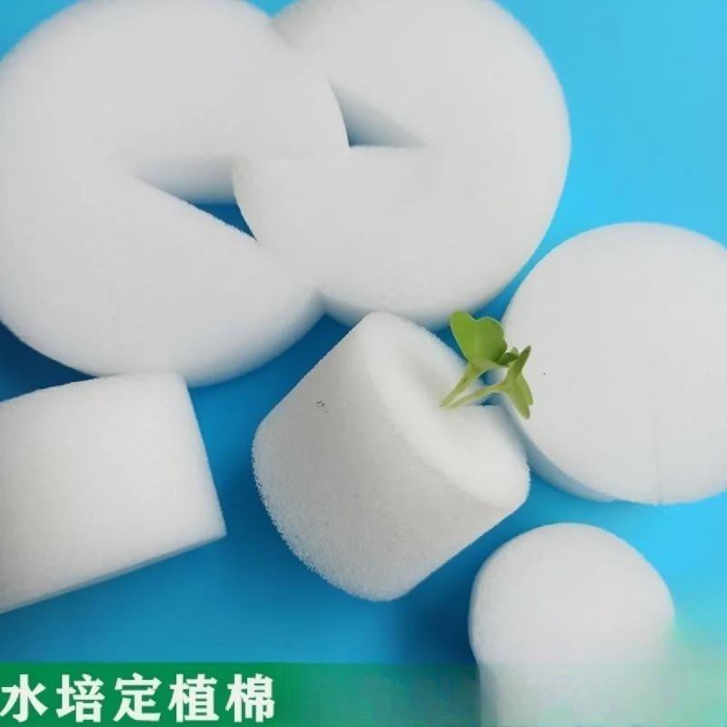 水培圆形定植海绵育苗种植棉无土栽培设备水耕固定蔬菜海绵块