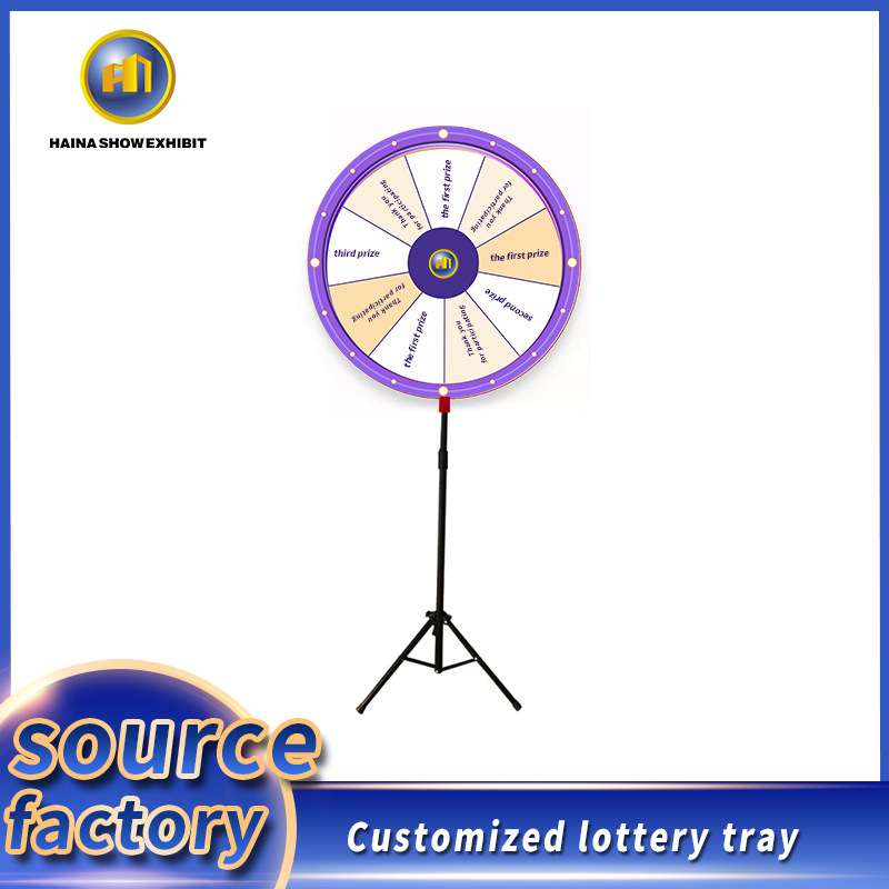 Manufacturer supplies medal lottery wheel, iron lottery stan