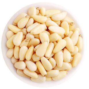 新货原味大颗粒红松子仁生松子松仁粒松籽仁东北松子烘焙月饼原料