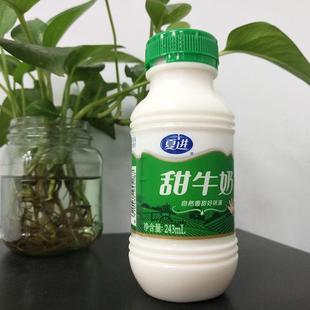 新日期夏进甜牛奶全新甜味牛奶儿童243ml*3瓶散装日期特产