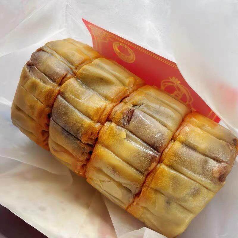 新货正宗新会陈皮豆沙月饼特产 广式老式糕点美食