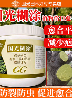国光糊涂伤口愈合剂植物盆景果树嫁接月季花卉树木果树伤口涂抹剂
