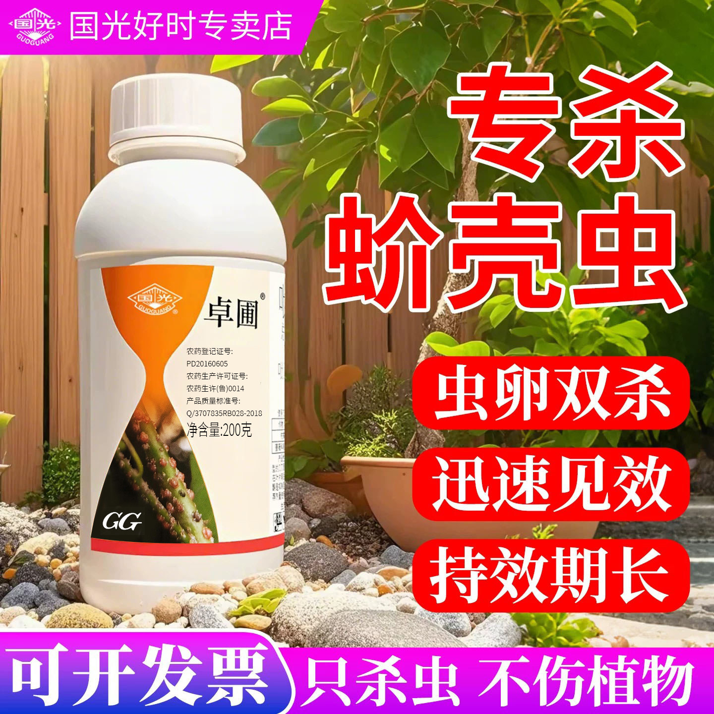 国光必治蚧壳虫专用杀虫剂介壳虫农药木虱专用药卓圃噻嗪酮杀虫剂