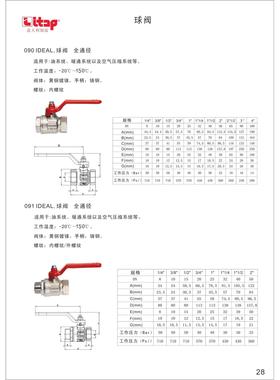 供应意大利进口ITAP /Art.091 MADRID铜球阀