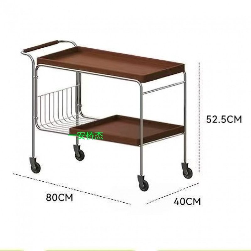 YT茶水小推车网红实木沙发边几复古可移动茶几客厅边柜餐车置物架,住宅家具,移动边几/推车,淘宝优惠券,粉丝福利购,淘宝优惠卷