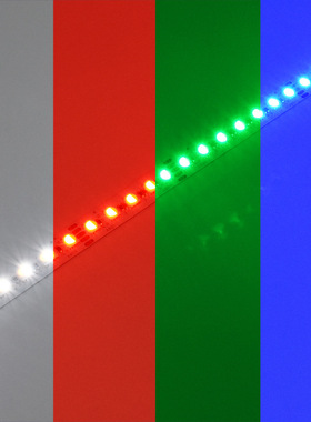 DC24V 4040RGBW灯带居家娱乐场所车内氛围LED灯带高密度七彩变换