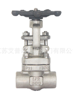 J11/61W-800LB手动截止阀 F304不锈钢螺纹焊接高温高压气体截止阀