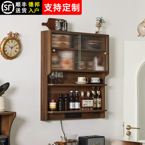 厨房墙壁柜墙上悬空置物顶柜墙柜