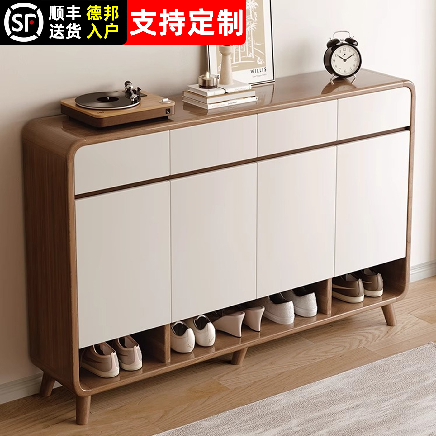 多层收纳柜走廊鞋柜电梯入户鞋柜