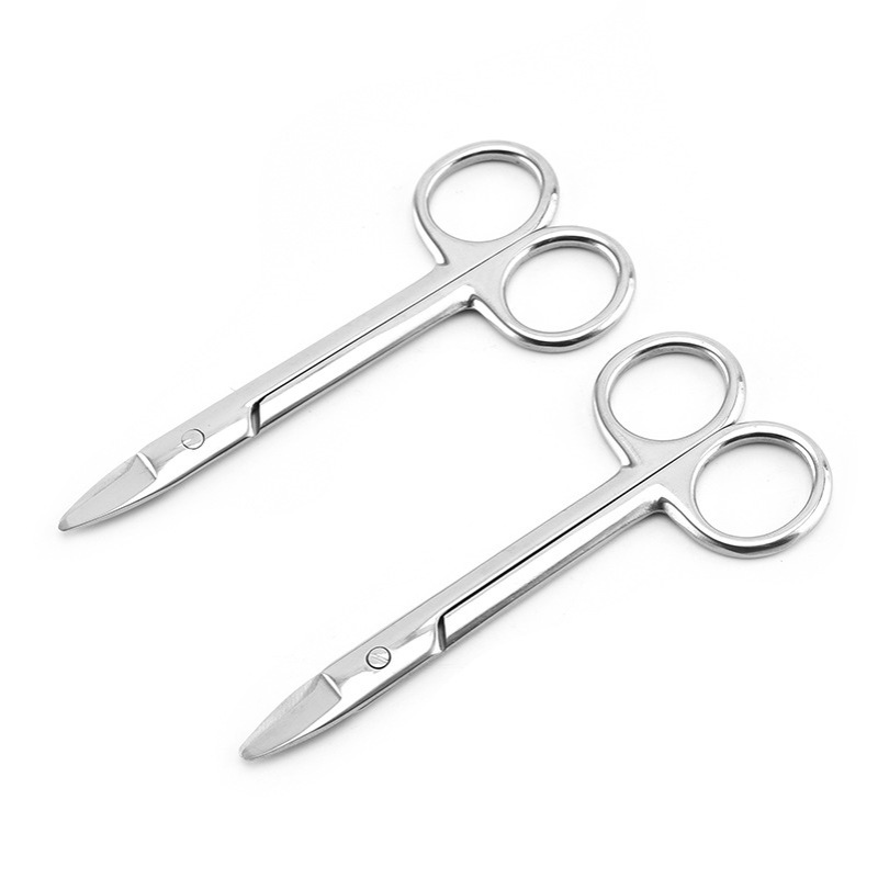 全钢剪刀美容美甲剪宠物 沙光小型硬物剪刀现货