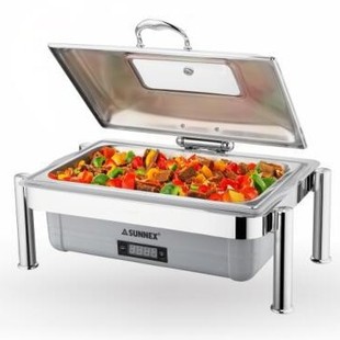 SUNNEX新力士304自助餐炉 1102G7 布菲炉翻盖早餐保温炉保温锅W86