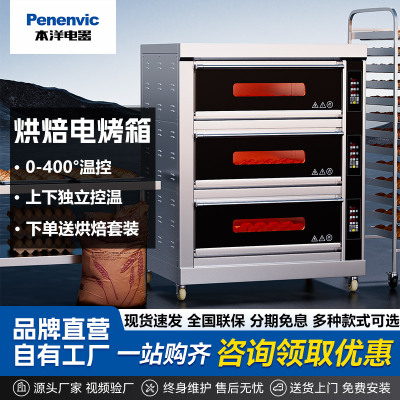 Penenvic本洋商用烤箱大型蛋糕电烤箱披萨二层烘焙箱大容量烘烤炉