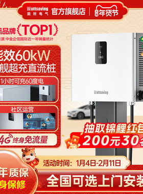 能效家商用直流充电桩新能源电动汽车扫码30/40/60KW适用小米问界