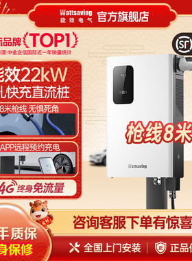 能效22KW九孔直流充电桩家用新能源汽车充电器快充桩8米枪线T22