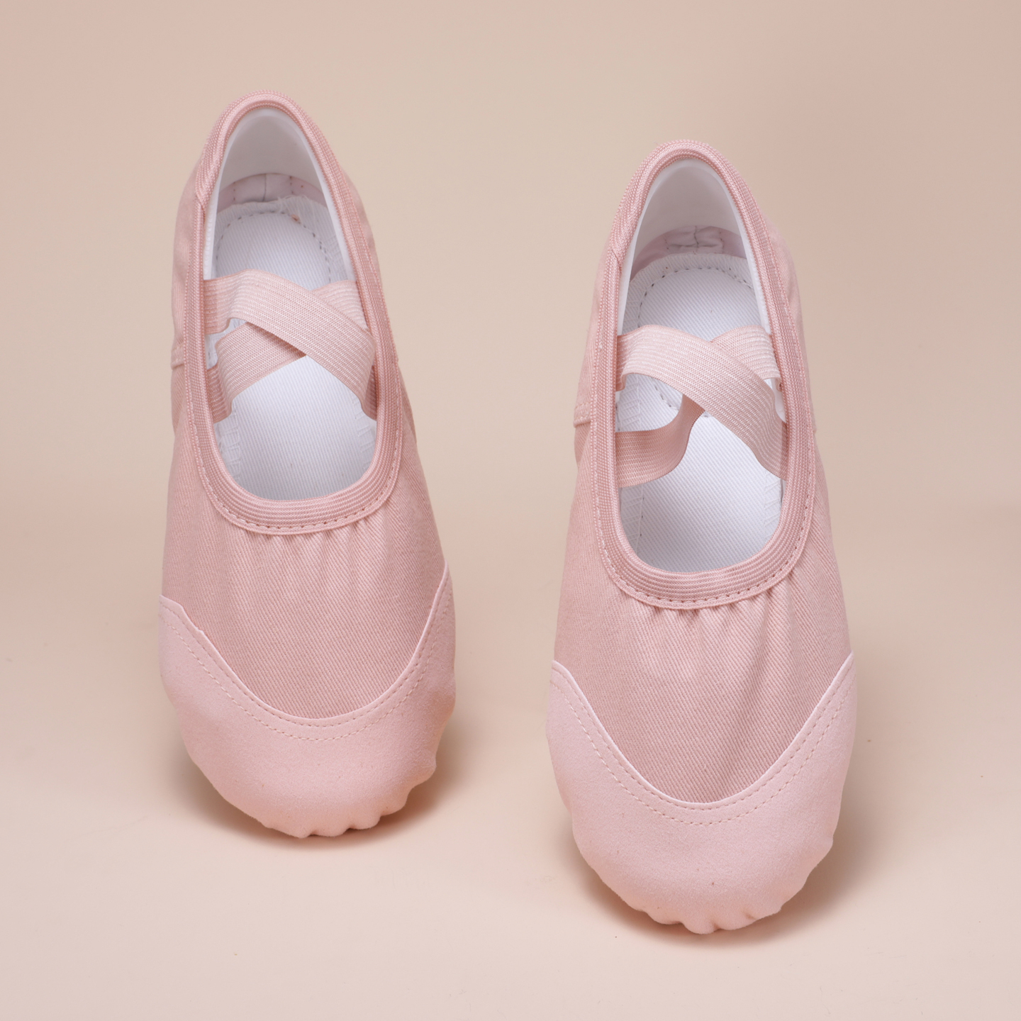 新款莫兰迪皮头舞蹈鞋软底练功鞋耐磨跳舞鞋成人芭蕾猫爪鞋瑜伽鞋