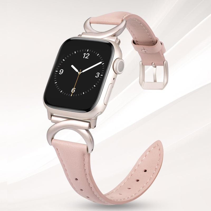 诺希适用苹果手表iwatch10代表带ApplewatchS9夏季真皮Ultra/46mm