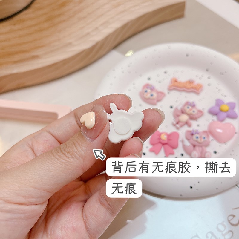 可爱女士车内装饰贴汽车内饰贴片电动车中控台屏幕3D立体卡通贴