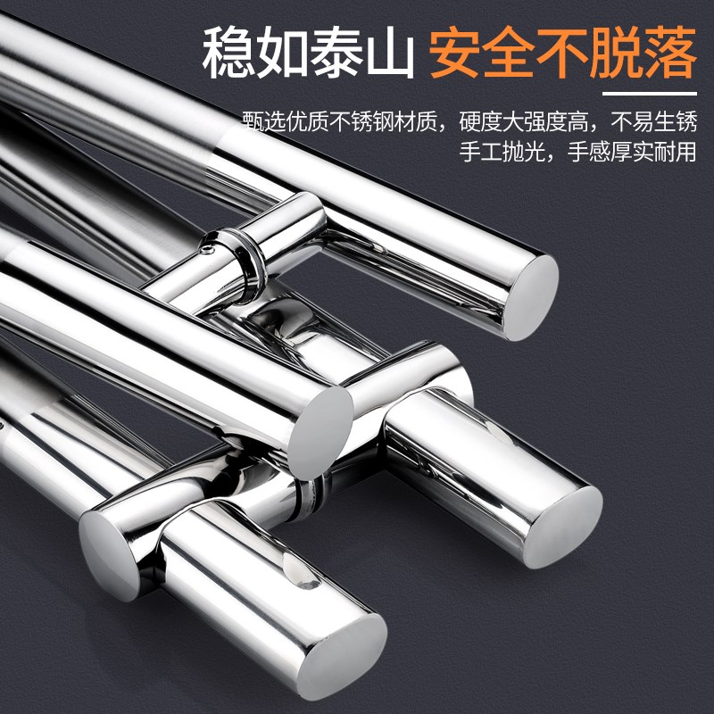 玻璃门拉手无框钢化玻璃不锈钢门把手大门木门扶手推拉门门拉手