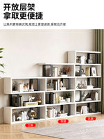 Floor-standing bookshelves, bookcases, storage cabinets, integrated household storage cabinets, wall-mounted display cabinets, desktop shelves, multi-layer storage thumbnail 5