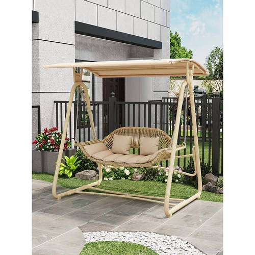 户外秋千庭院摇摇椅家用露台花园休闲吊床室内阳台吊篮椅荡秋千椅