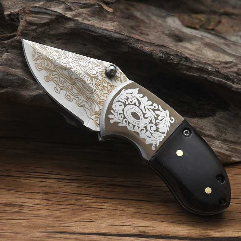 折叠刀水果刀家用小刀高硬度锋利刀便携防身瓜果刀小刀折刀随身