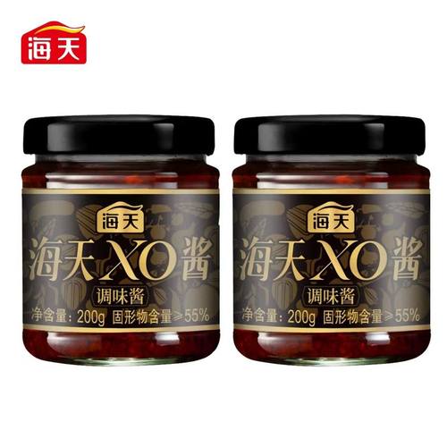 海天XO酱200g拌面下饭菜调料海鲜干贝炒菜炒饭酱料火锅调味酱BY