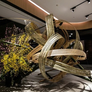 置竹篾辅料 园艺花艺装 INC0 婚庆竹编竹条材料花艺舞台特色竹排