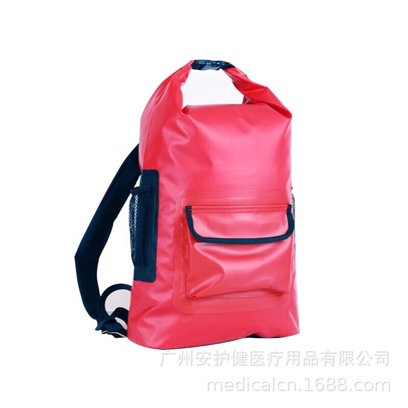 便携户外双肩防水包 pvc沙滩漂流防水袋  登山旅游轻便包批发厂家