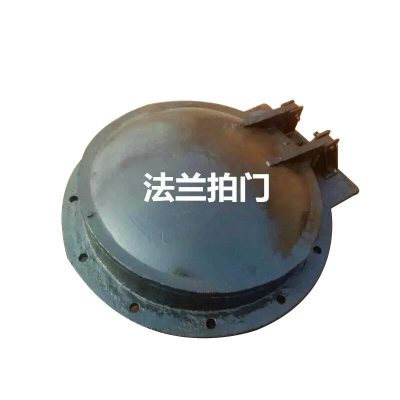 阳江市阳西县水利泵站河道用铸铁圆拍钢制拍门碳钢不锈钢螺杆机械