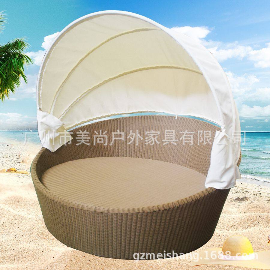 PE编藤户外带篷布躺床 露天泳池 温泉 休闲区躺椅,家庭/个人清洁工具,厨卫防水贴/条,淘宝优惠券,粉丝福利购,淘宝优惠卷