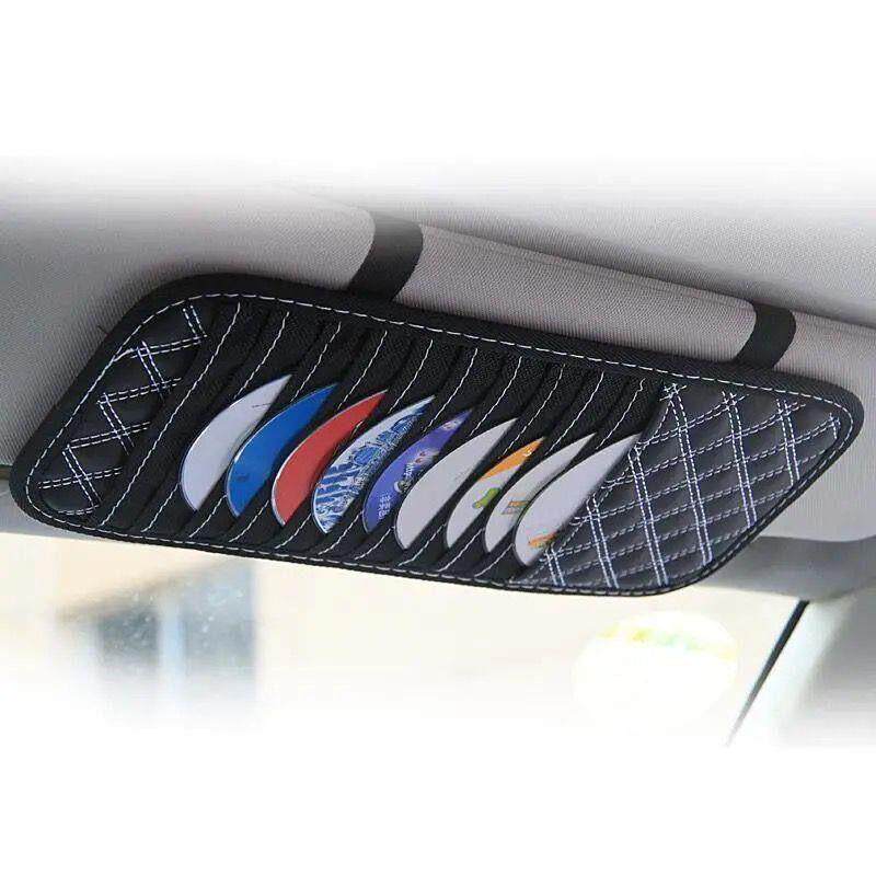 汽车cd夹 车载cd包 多功能遮阳板套CD夹车用光碟碟片夹收纳袋通用