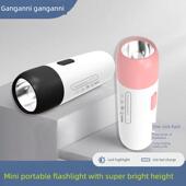 LED强光小手电筒USB可充电式 超亮远射迷你家用宿舍户外携带手电筒