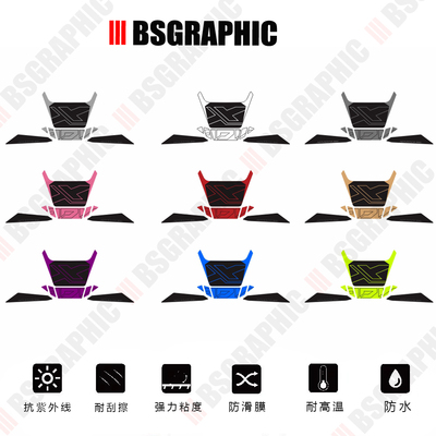 本田XADV750改装前车头防刮贴纸