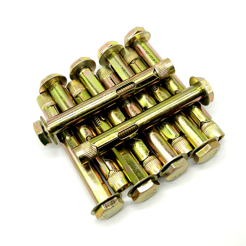 外六角内置式膨胀螺栓地板膨胀螺丝内迫六角套筒内膨胀6M8M10整箱